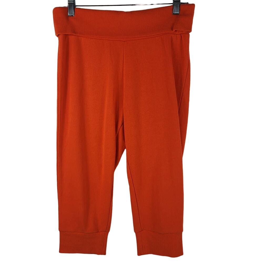 Fabletics Orange Comfortable Lounge Athletic Crop… - image 1